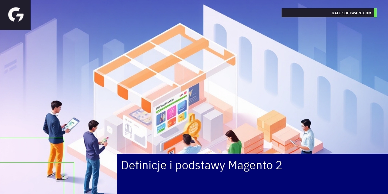 Schemat platformy Magento 2 z elementami personalizacji