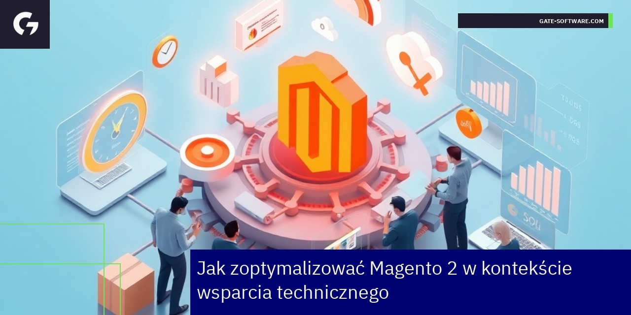 Schemat optymalizacji i wsparcia Magento 2