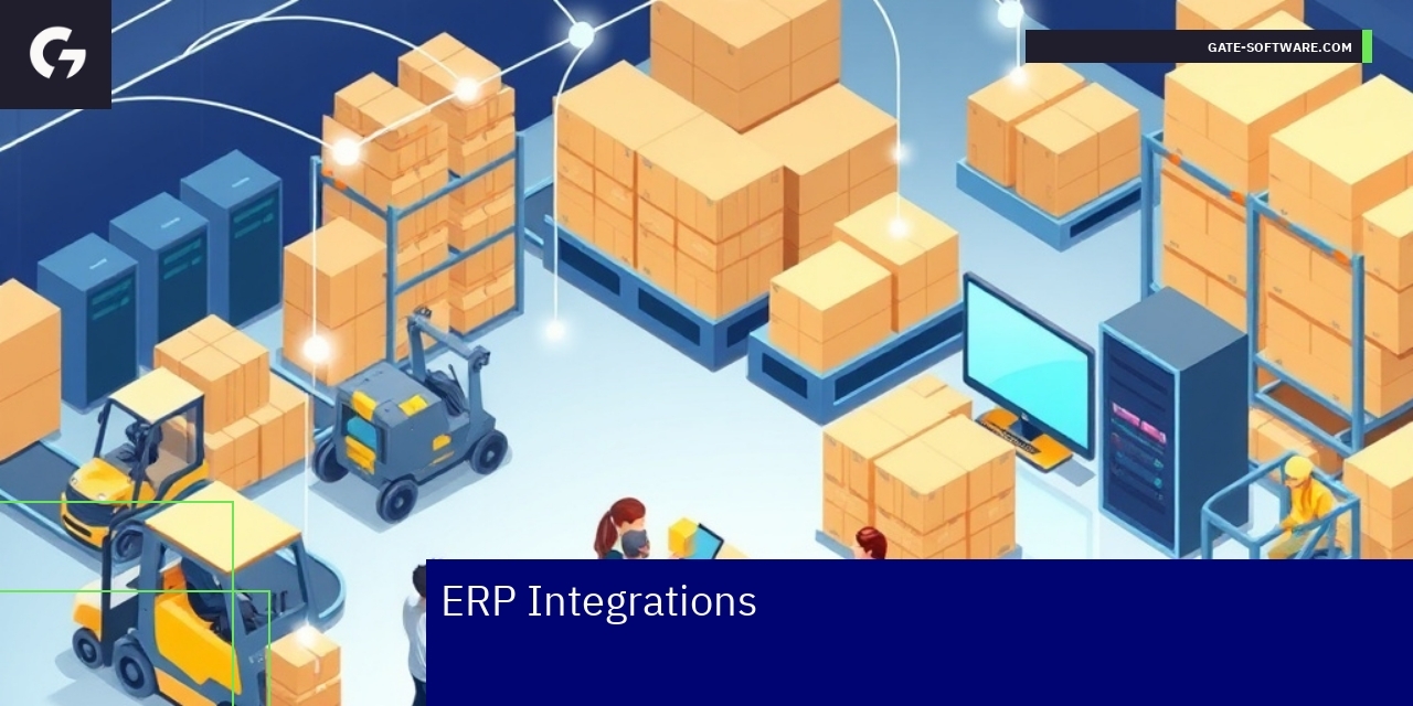 Diagram showing ERP and Magento integration benefits