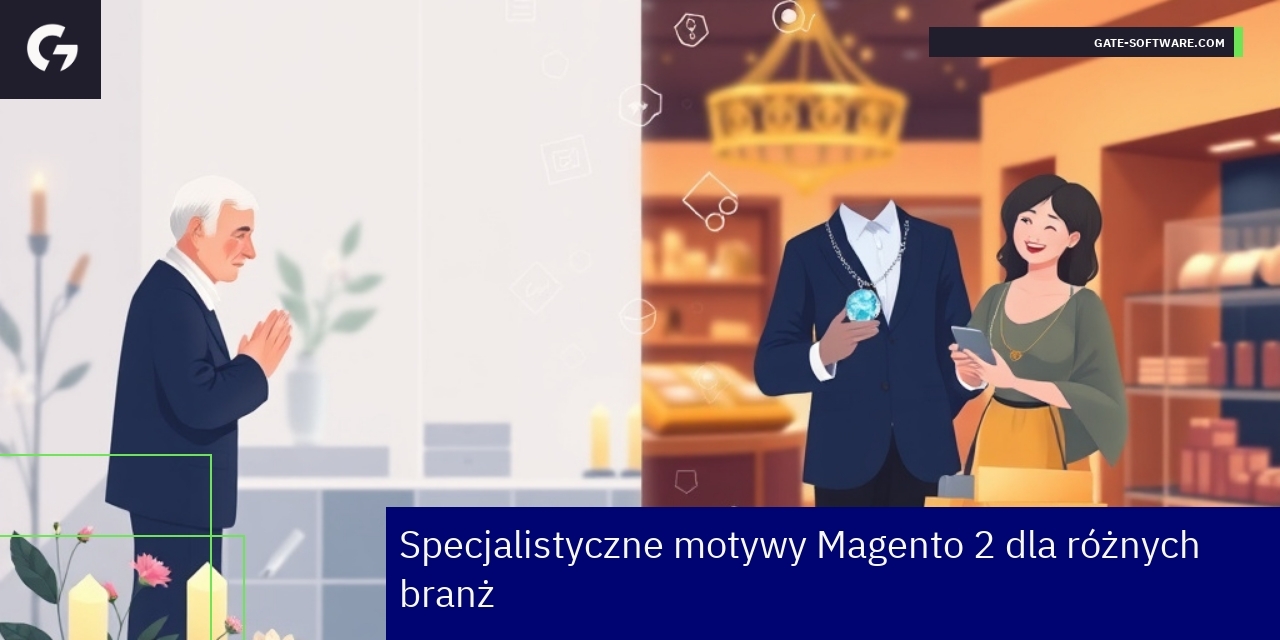 Wygląd motywów Magento dla usług pogrzebowych i jubilerskich