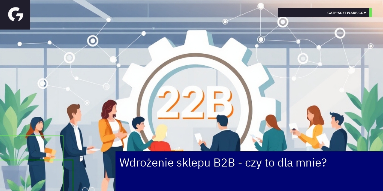 Schemat procesu wdrażania sklepu B2B w firmie