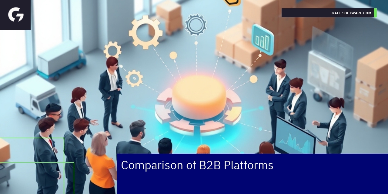 Diagram showing key differences in B2B platforms