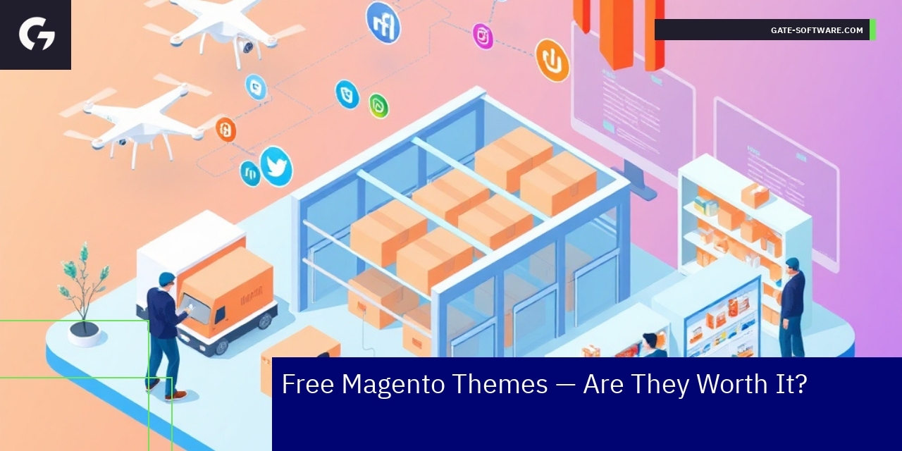 Comparison of free Magento themes features and limits