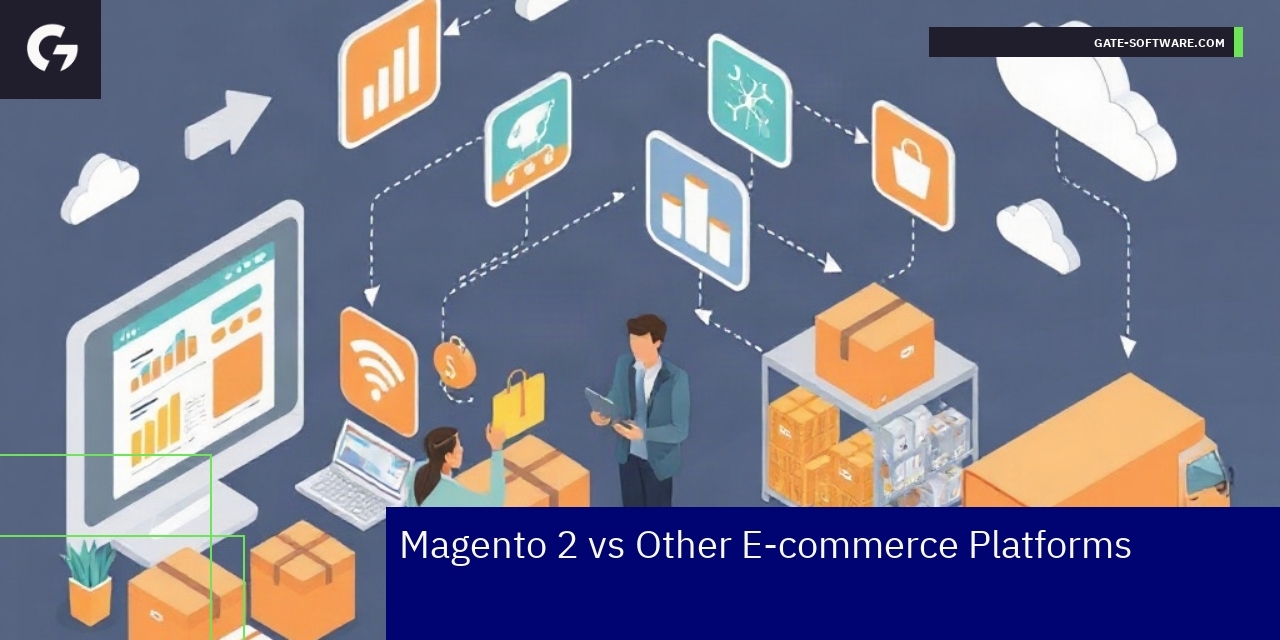 Magento 2 vs WooCommerce vs Shopify Comparison Comparison of three e-commerce platforms features