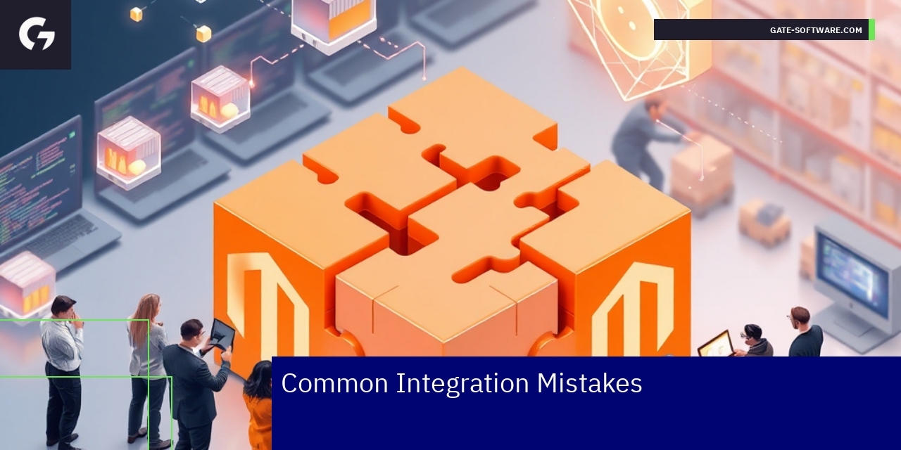 Diagram showing Magento ERP integration mistakes and fixes