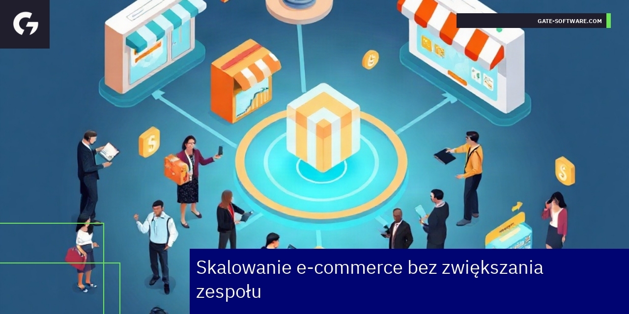 Skalowanie e-commerce bez zwiększania zespołu Schemat skalowania e-commerce z Magento i gamifikacją