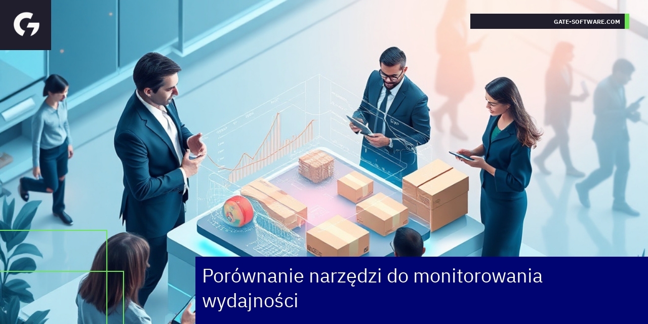 Schemat porównania narzędzi do monitorowania wydajności