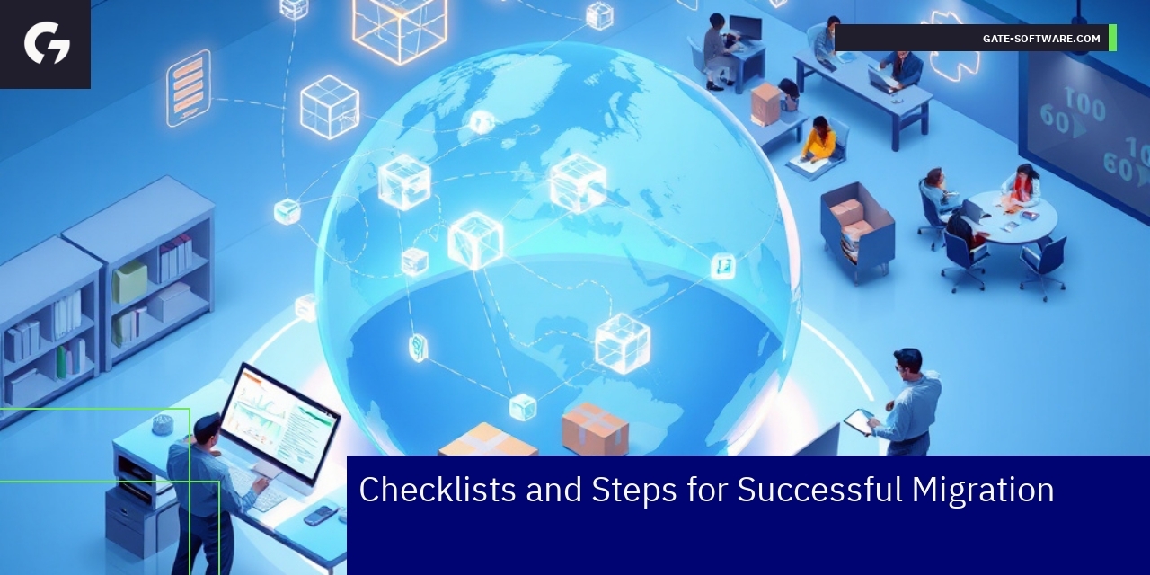 Team working on migration planning and monitoring