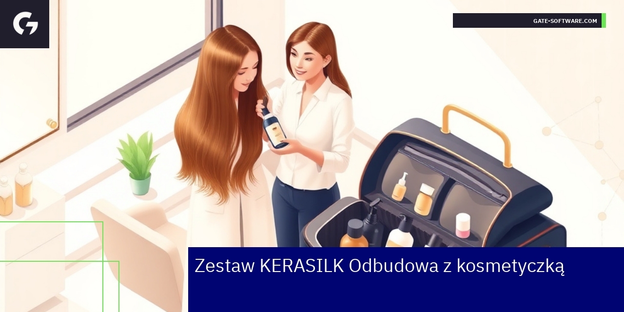 Zestaw kosmetyków KERASILK i kosmetyczka