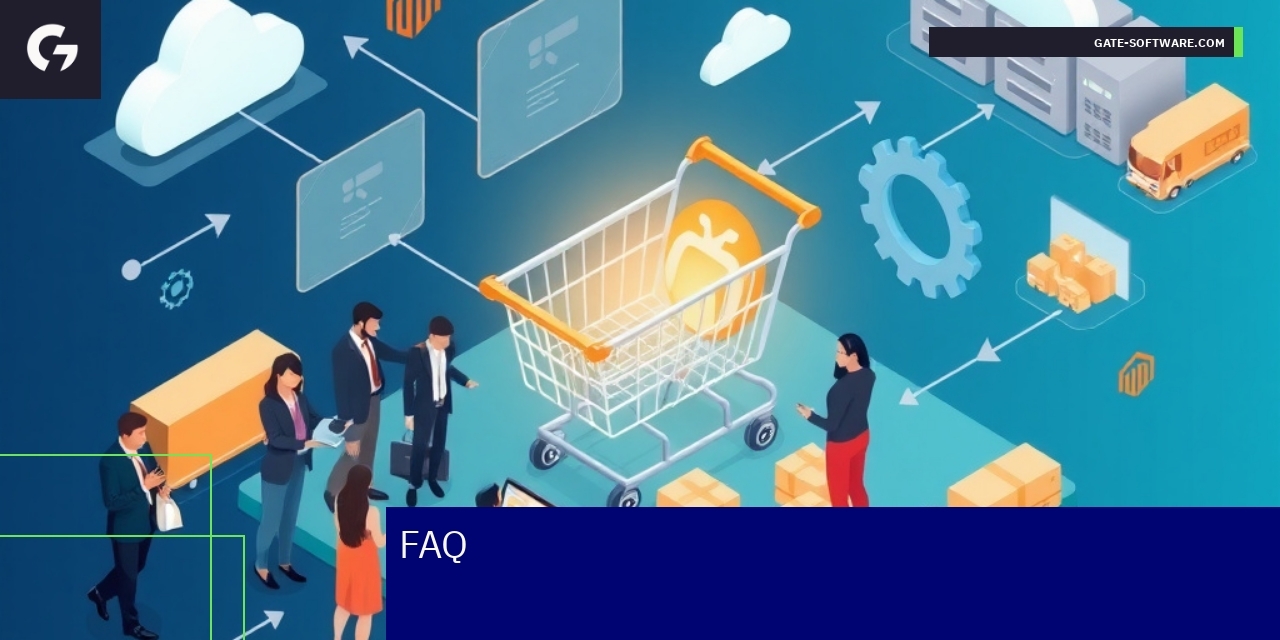Schemat korzyści i optymalizacji Magento 2 w e-commerce B2B