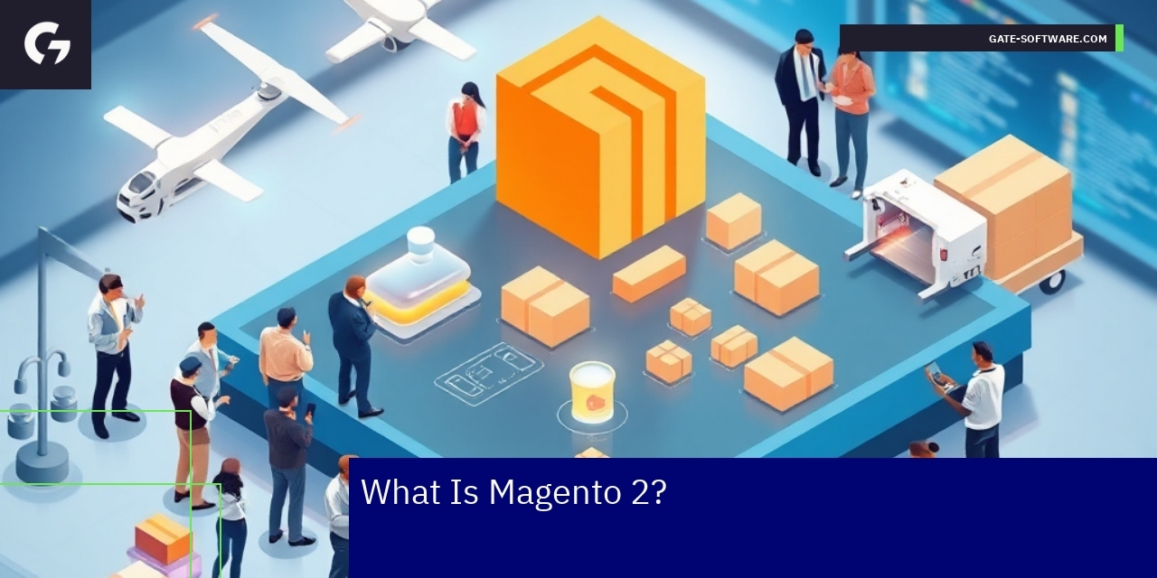Magento 2 Features and Solutions Overview Diagram of Magento 2 e-commerce platform features