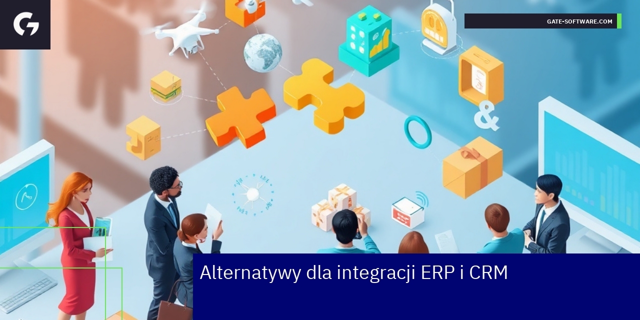 Schemat systemów ERP, CRM i alternatywne rozwiązania