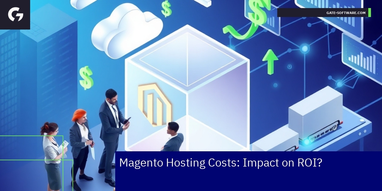 Graph showing Magento hosting costs linked to ROI