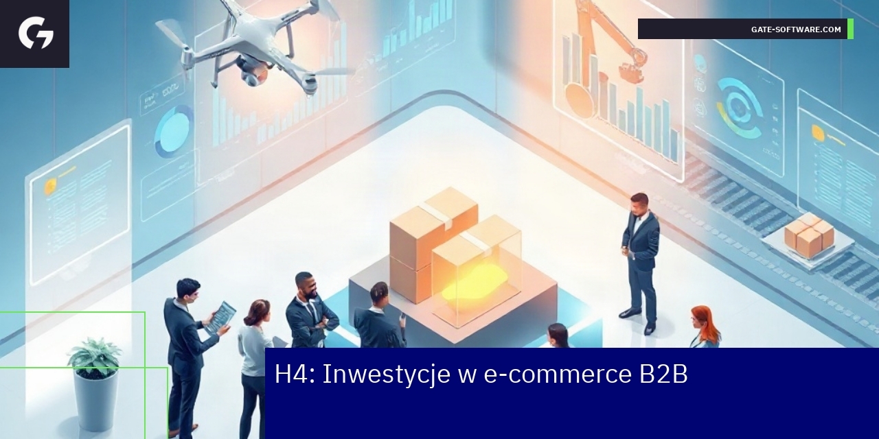 Schemat rozwoju e-commerce B2B i inwestycji