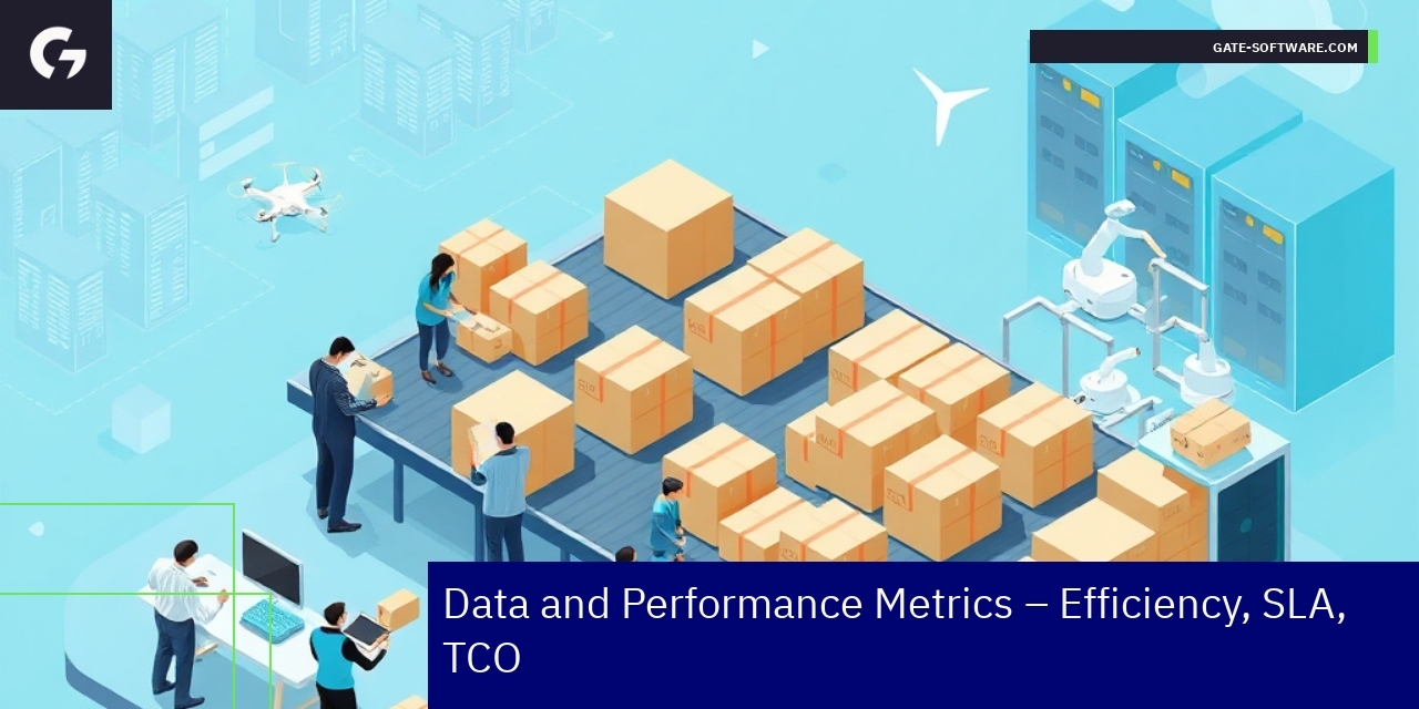 Graph showing project efficiency and cost metrics