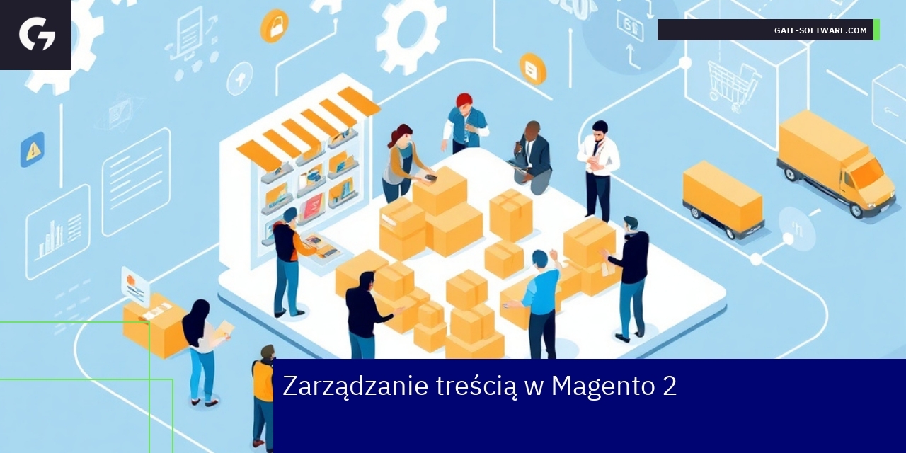 Interfejs zarządzania treścią Magento 2 w sklepie internetowym