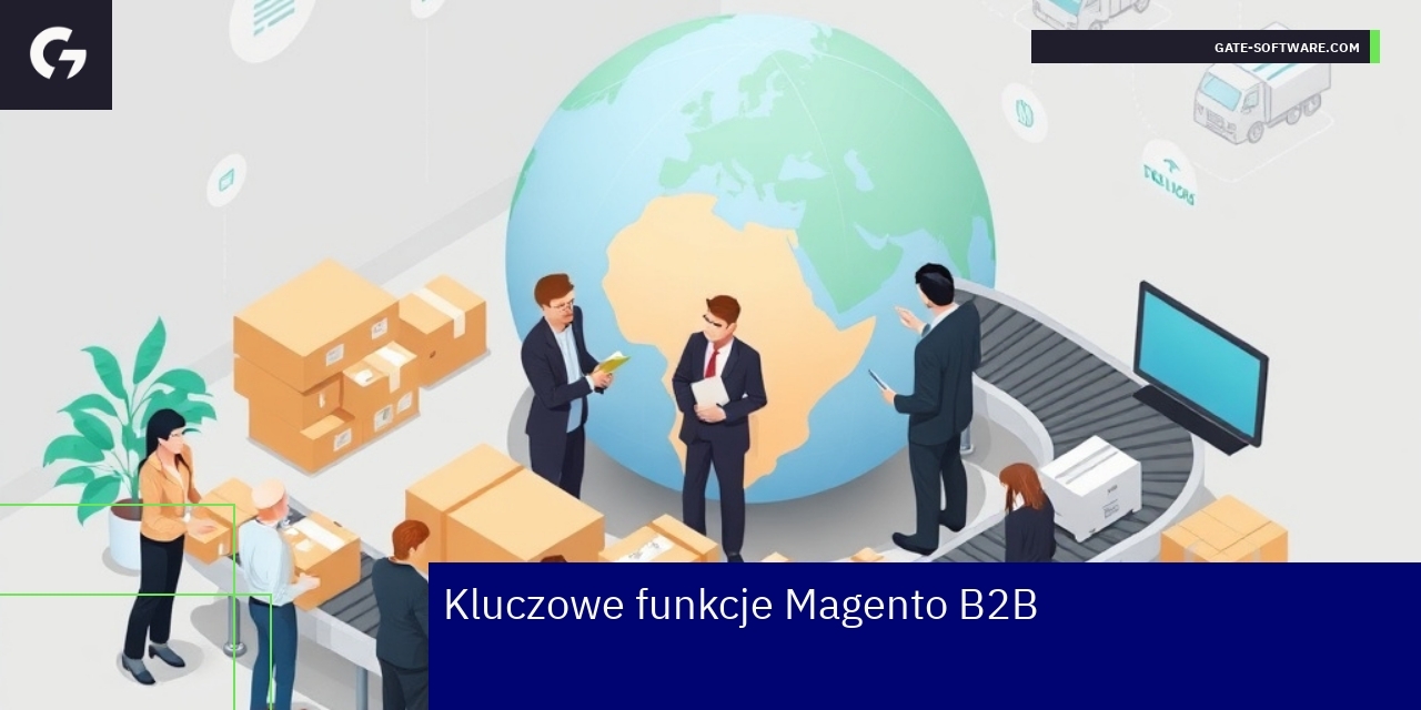 Schemat funkcji Magento B2B dla firm