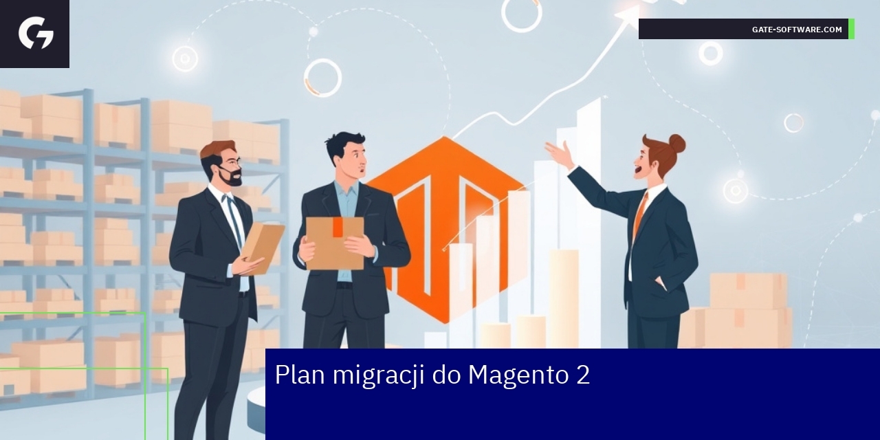 Schemat etapów migracji platformy Magento 2