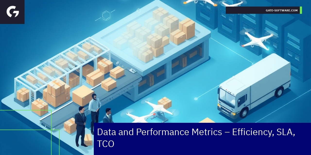 Graphs showing B2B project performance data
