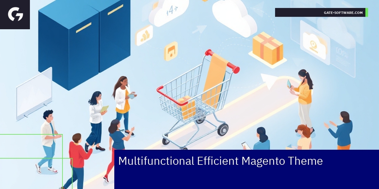 Multifunctional Efficient Magento Theme Overview Clean responsive Magento theme showcasing usability