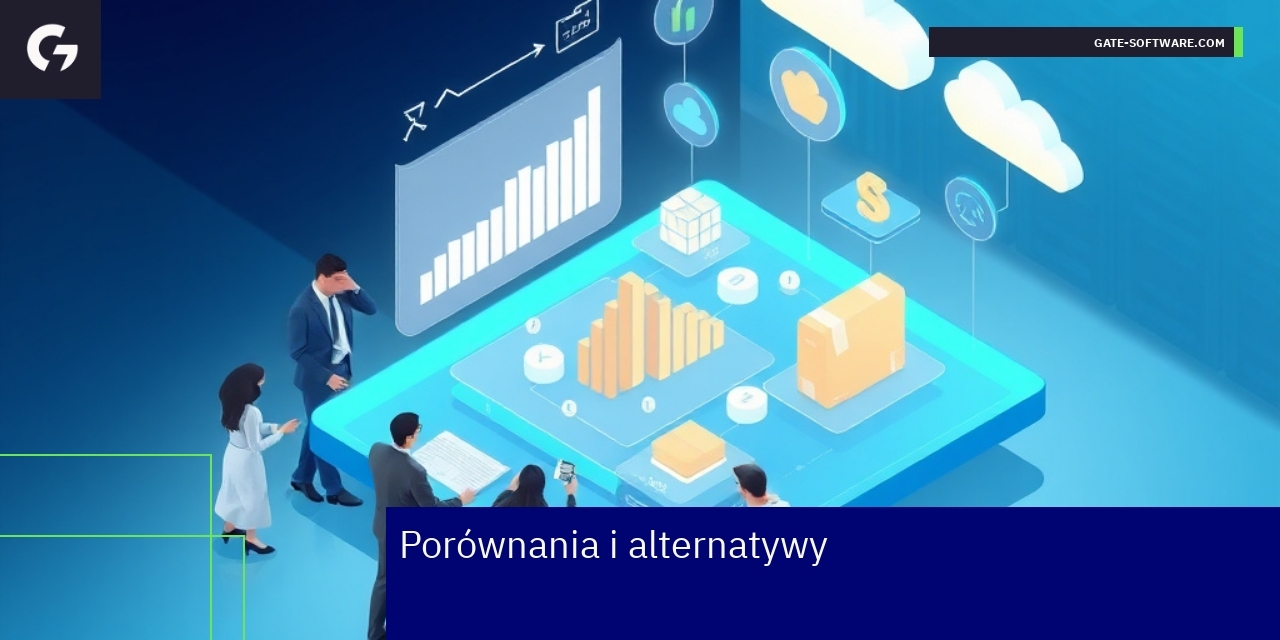 Wizualizacja porównania platform i wyboru systemów B2B
