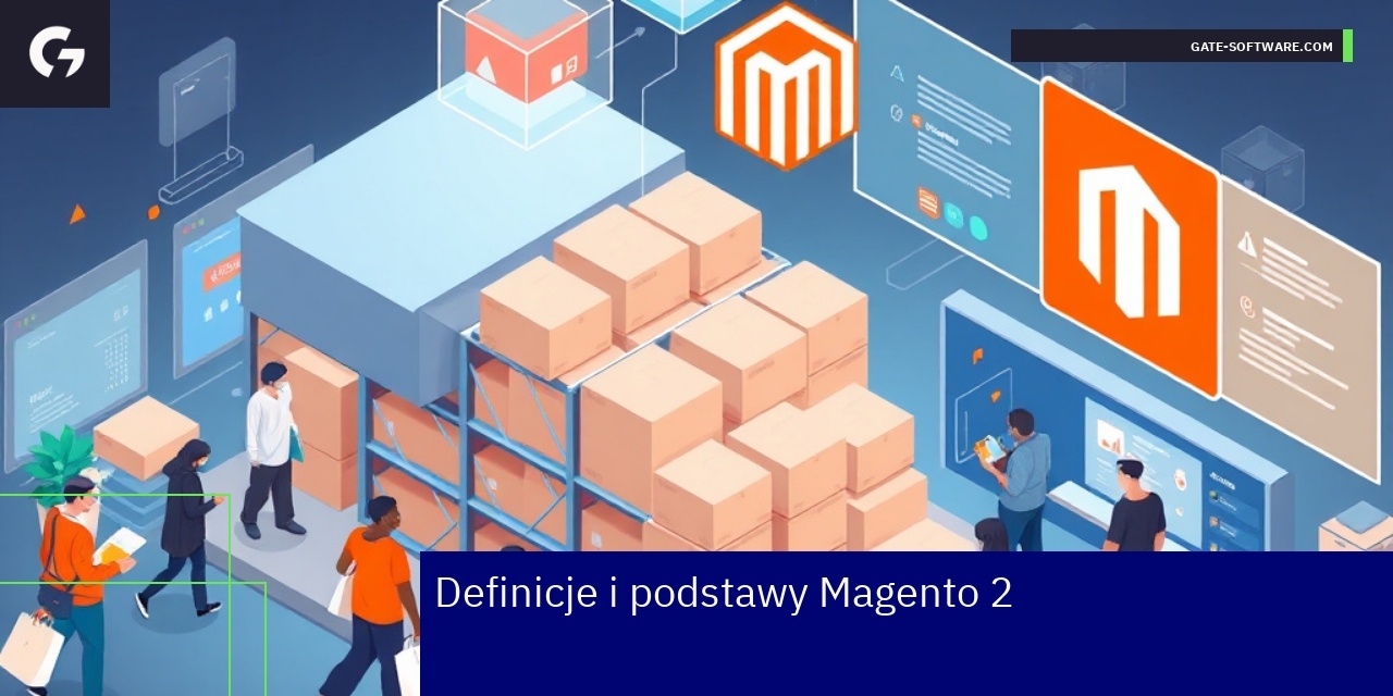 Schemat warstw i elementów platformy Magento 2
