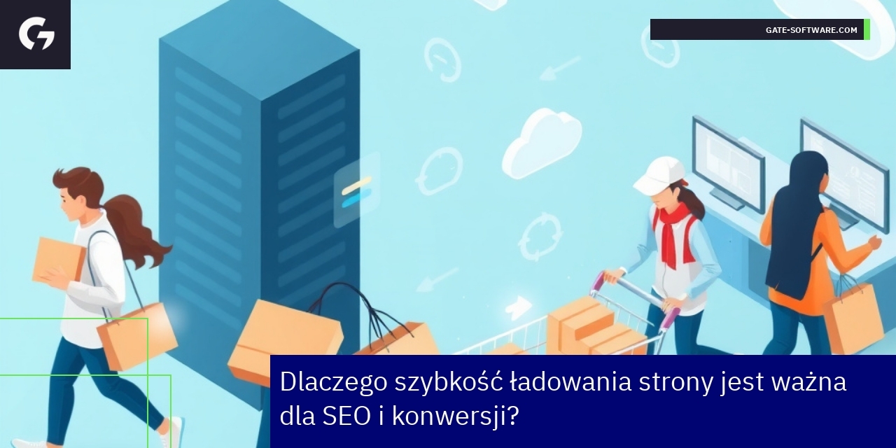 Wykresy pokazujące wpływ szybkości na SEO i konwersję