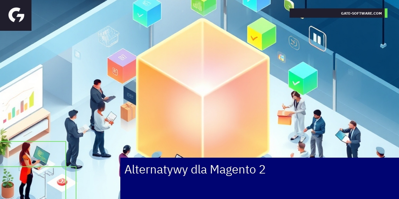 Logotypy Magento 2 i alternatywnych platform e-commerce