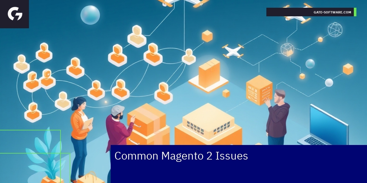 Common Magento 2 Challenges and Solutions Overview Magento 2 workflow illustrating challenges and solutions