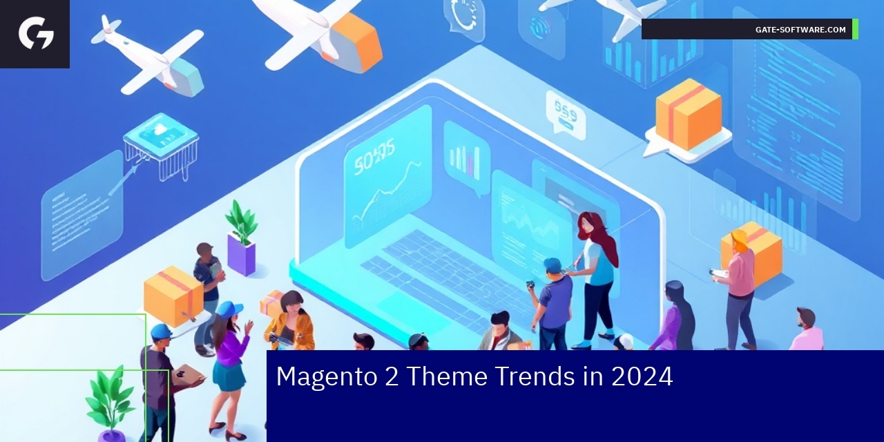 Magento 2 themes icons and e-commerce graphics