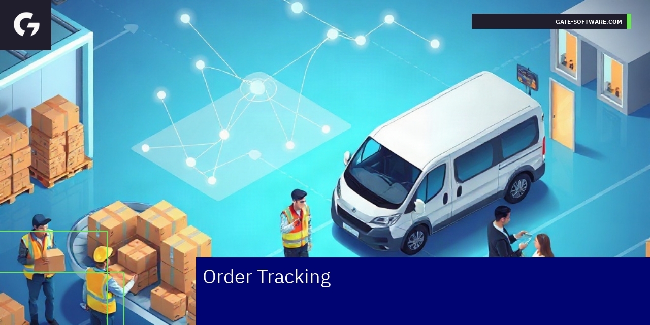 Dashboard showing order tracking and shipment status