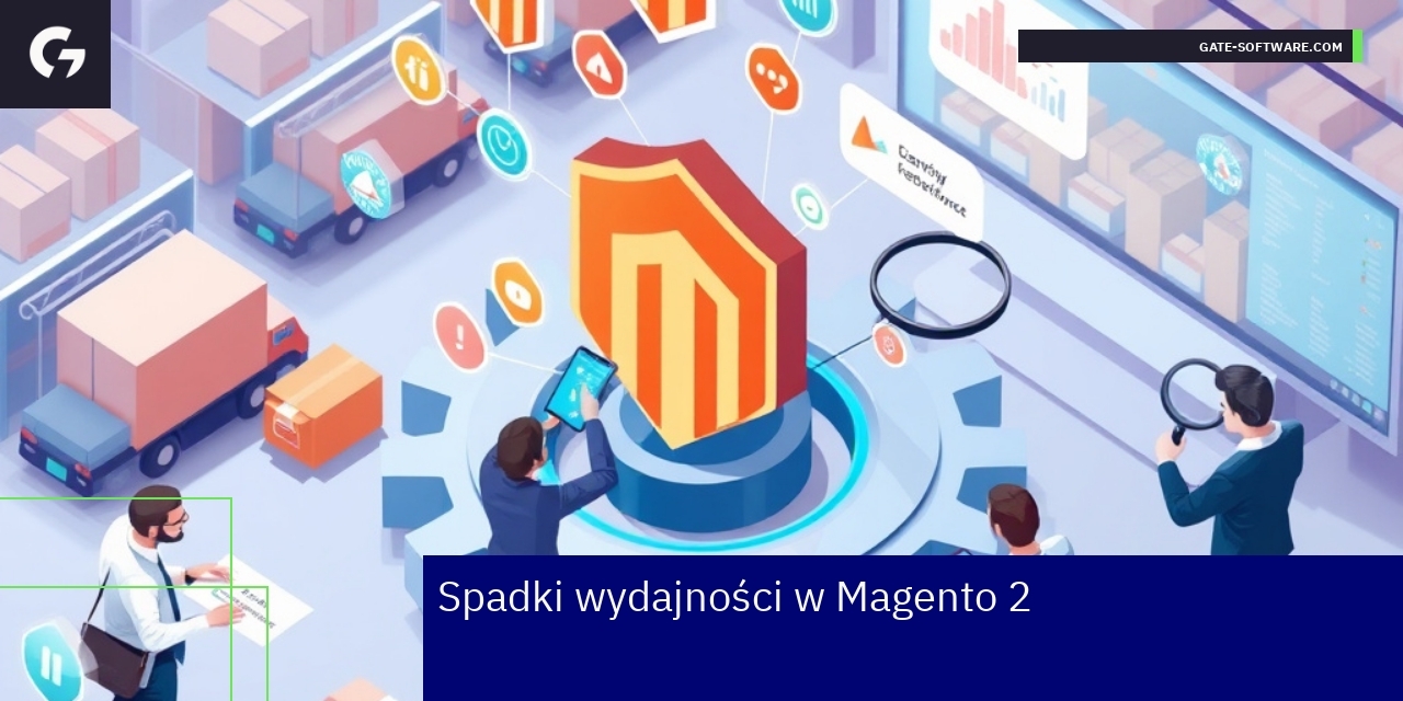 Schemat powodów spadku wydajności Magento 2