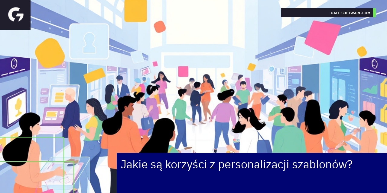Infografika przedstawiająca zalety personalizacji szablonów