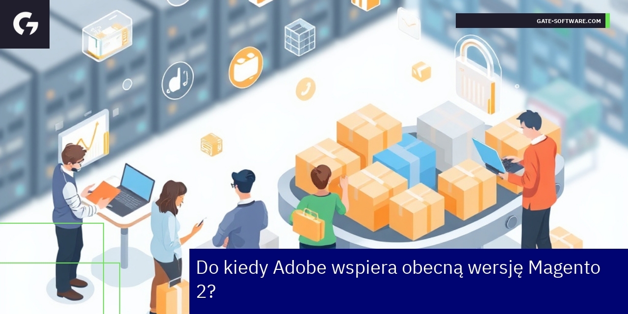 Wsparcie Adobe dla Magento 2 i aktualizacje Grafika ilustrująca wsparcie i aktualizacje Magento 2