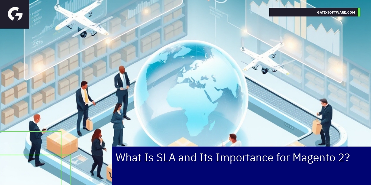 Flowchart showing SLA metrics and CRM automation