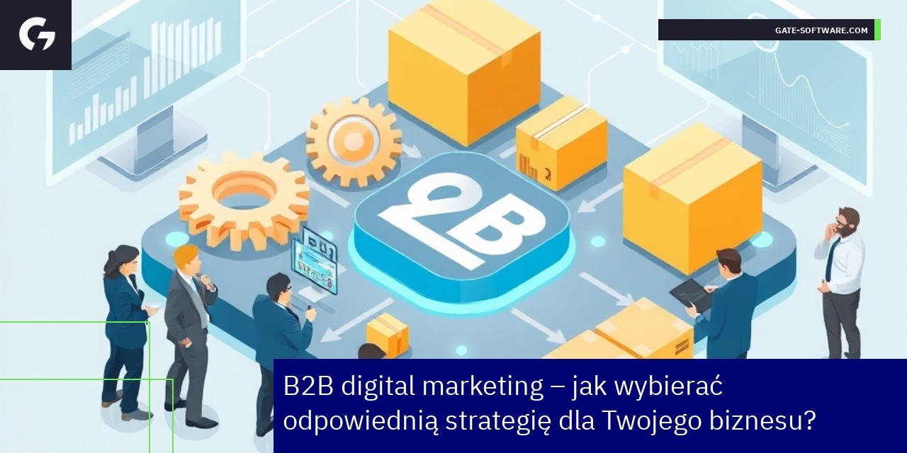 Strategie digital marketingu w sektorze B2B Schemat strategii marketingowych dla biznesu B2B