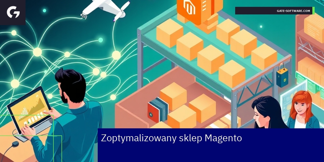 schemat procesu optymalizacji sklepu Magento