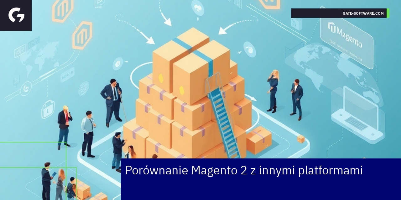 Schemat porównujący Magento 2 z innymi platformami
