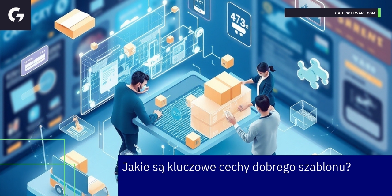 Schemat kluczowych cech szablonu Magento