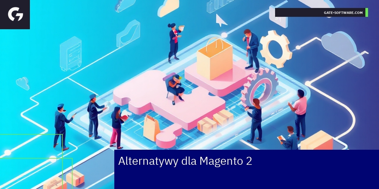Alternatywy dla Magento 2 w eCommerce Logotypy platform eCommerce jako alternatywy dla Magento 2