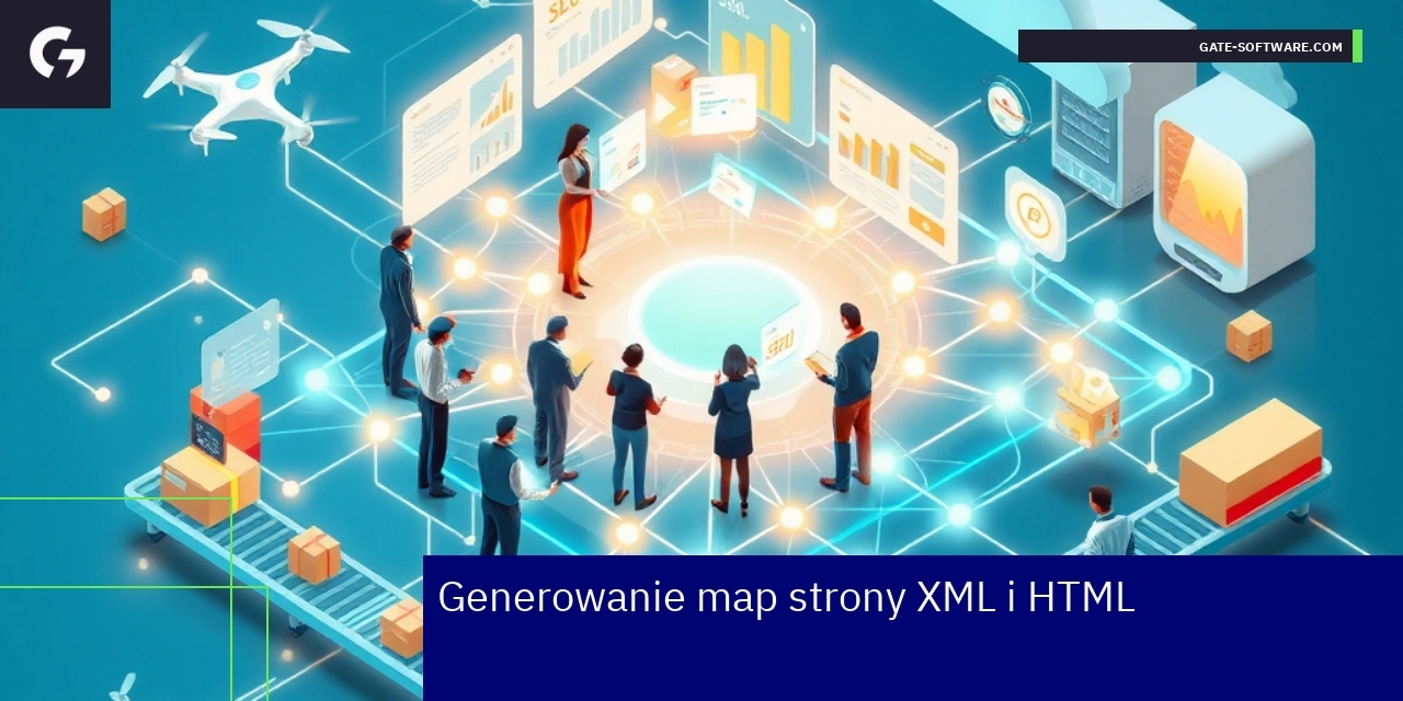 Schemat generowania i analizy map strony SEO