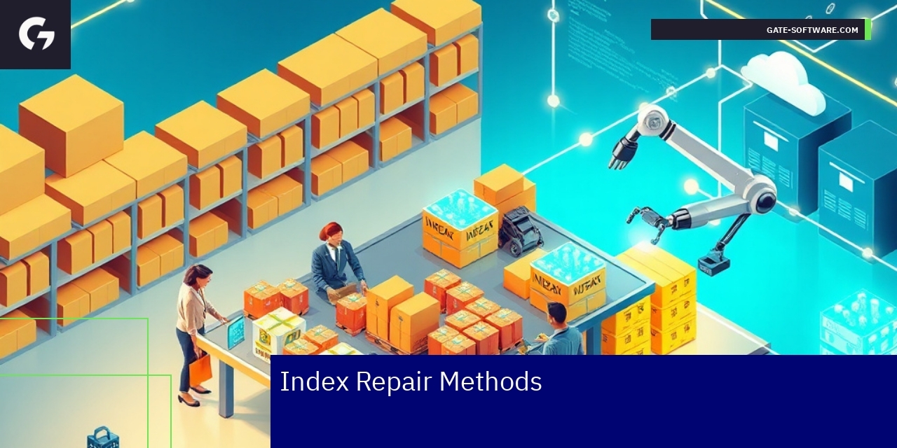 Diagram showing index repair process and UX optimization