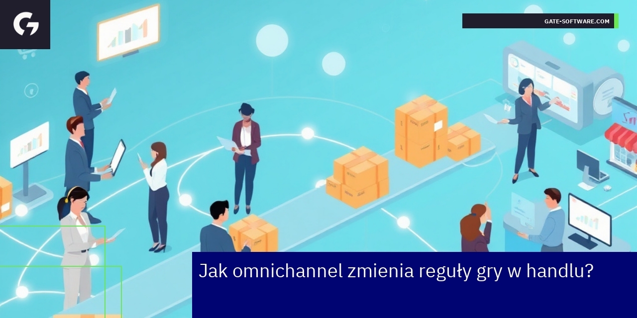 Schemat integracji kanałów sprzedaży i systemów w omnichannel