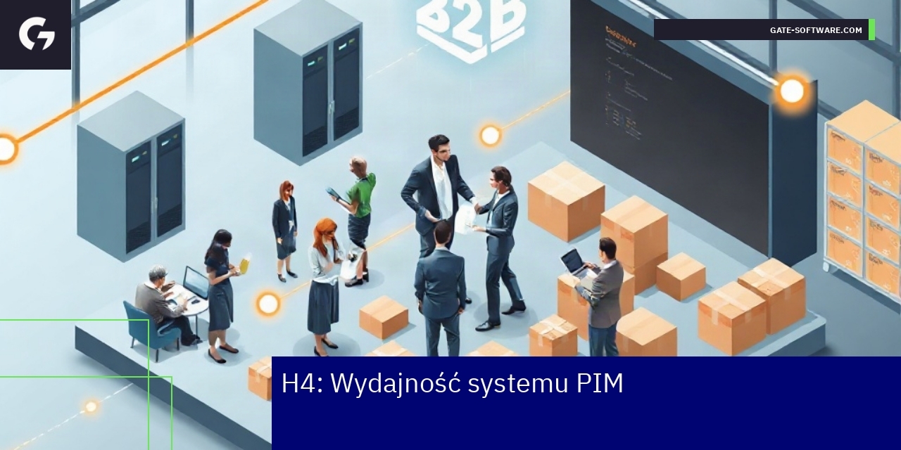 Schemat działania systemu PIM w biznesie B2B