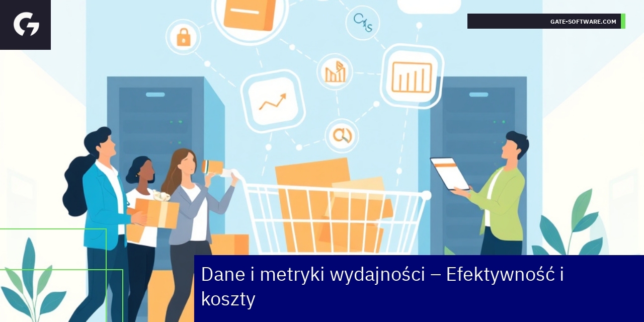 Wykresy i ikony przedstawiające wzrost i oszczędności