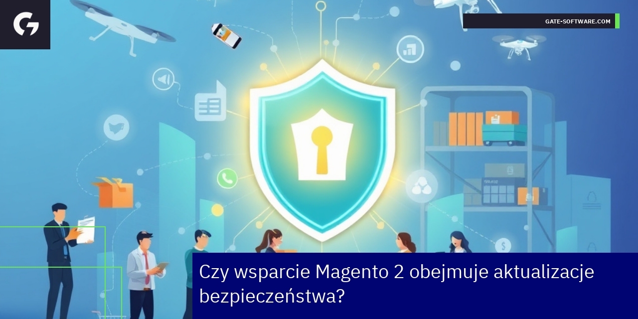 Administrator aktualizujący platformę Magento 2
