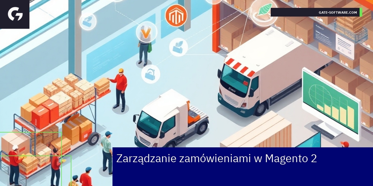 panel administracyjny Magento z zarządzaniem zamówieniami