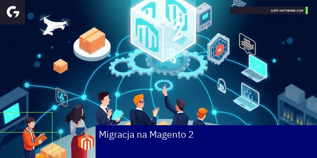 Zespół ekspertów Magento podczas pracy nad migracją