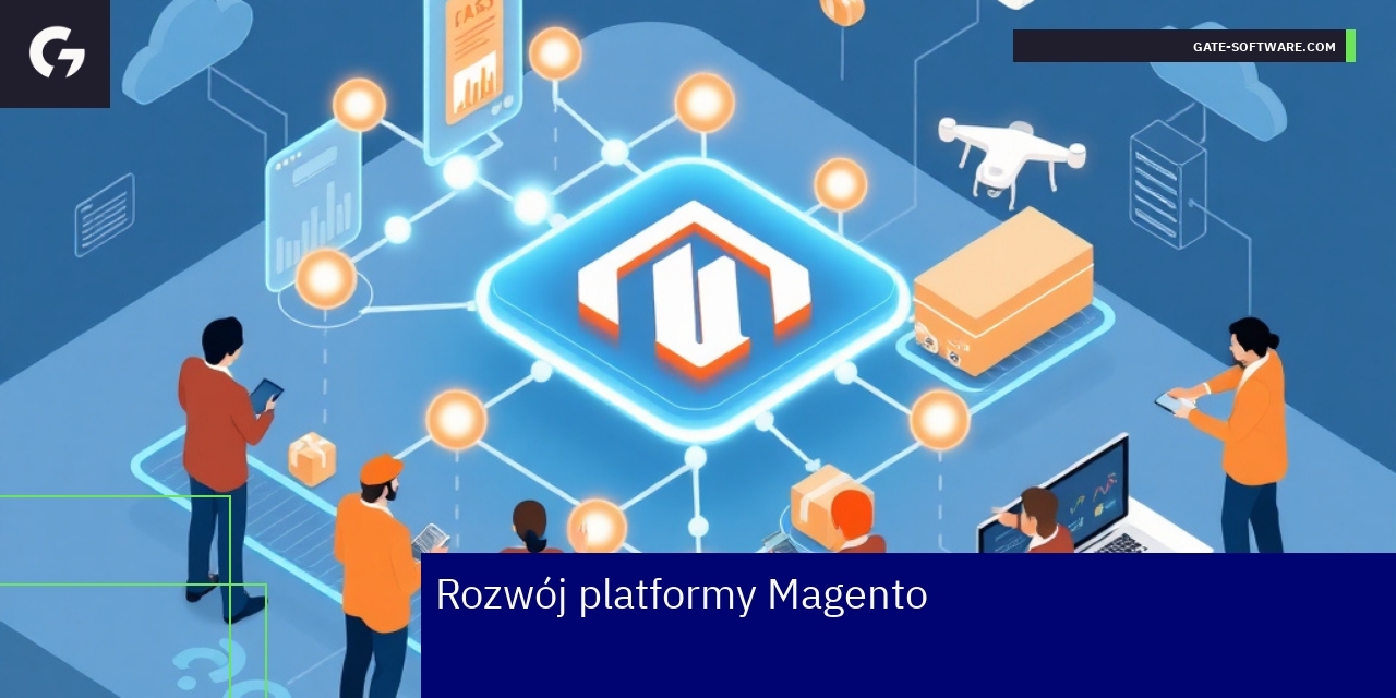 Schemat rozwoju Magento w e-commerce B2B