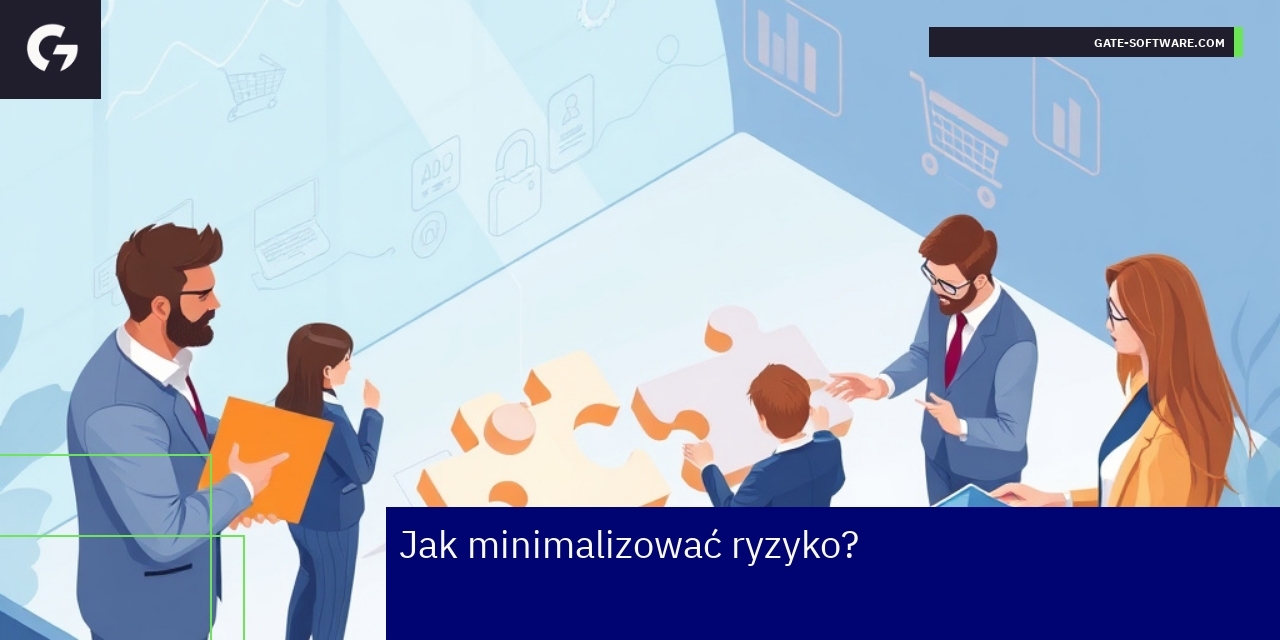 Diagram przedstawiający minimalizację ryzyka w B2B